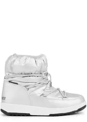 Moon Boot Kids Padded Nylon Snow Boots (IT36-IT38) - Silver - 5KIDSWEAR 5KIDSWEAR