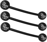 Kisangel 3pcs Inflatable Dumbbell Props Weights for Outdoor Decorations Barbell for Pool Barbells Barbell Balloon Party Party Inflatable Barbell Barbell Black