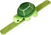 Animal Slap Bracelets for Kids & Adults Turtle-Shaped Plush Slap Bracelet Stuffed with PP Cotton for Party, Gift