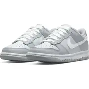 Nike Kids' Dunk Low Basketball Sneaker in Platinum/White/Wolf Grey at Nordstrom, Size 5 M