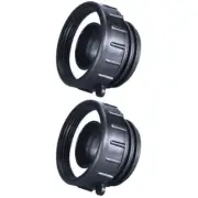 2PCS Ibc Tote Adapter 63mm Fine Thread To 60mm Coarse Thread Water Tank