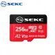 【SEKC】256GB MicroSDXC UHS-1 U3 V30 A2記憶卡-附轉卡