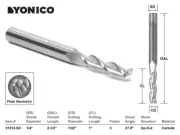 7/32" Dia. Upcut Spiral End Mill CNC Router Bit - 1/4" Shank - Yonico 31313-SC