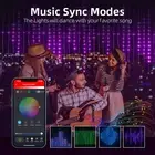 2M x 2M LED Indoor Music Sync DIY Smart Curtain Lights RGB IC Addressable String