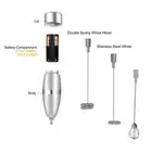 US Electric Milk Frother Handheld Battery Operated Drink Mixer Portable Electric