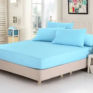 【CERES 席瑞絲】看護級100%防水透氣單人床包式保潔墊/藍色(單人床包/保潔床包)(B0604-S)