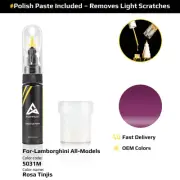 Touch Up Paint For Lamborghini All Models 5031M Rosa Tinjis With Polish Paste
