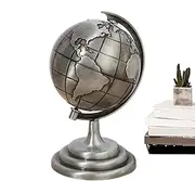 World Globe Geographic World Globe Decor, Globe Decorations | Vintage Alloy Alloy Decorations of the World with Stand, Globe Ornament, Modern Desktop Decoration for Shelves for Cas