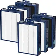 3-Pack Classic 500/600 Series HEPA Filter Replacement Compatible with Blueair Classic 500/600 Series Air Cleaner Purifiers 501 503 505 510 550E 555EB 601 603 605 650E Particle Filter