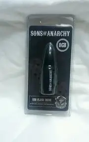 Tribeca Sons of Anarchy Bullet USB Flash Drive Memory Stick 8GB BLACK BULLET