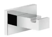 Teknobili SOLIDO ROBE HOOK 60x35mm Wall Mounted, Brass CHROME