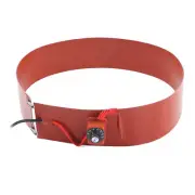 60L Oil Drum Silicone Heating Belt Metal Drum Heater Pad W/ Thermostat 1200W