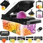 Multifunctional Vegetable Chopper Slicer Cutter Chopper Grater Interchangeable