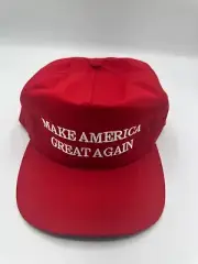 Official Make America Great Again Trump Cali Fame Red Snapback Hat Cap One Size