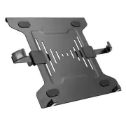 Laptop VESA Mount Arm | Vented Notebook Holder | Tray Clamp for Monitor Stand