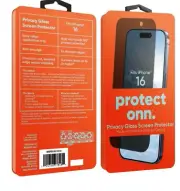 NEW onn. iPhone 16 Privacy Corning Glass Screen Protector