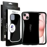 iFace Case For iPhone 15 Plus Slimming Drop Proof Shockproof Hard Silicone Back Cover (Black)