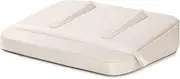 SAIJI Laptop Lap Desk - Computer Lap Desk with Pillow Cushion, Fits up to 17 inch Laptop, with Storage Function （16.5X12.6） (Beige)