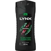 LYNX 3 In 1 Body Face Hair Wash Africa All Day Fresh 400mL
