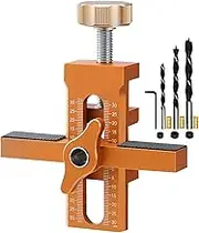 Cabinet Door Installation Positioner | Aluminum Alloy Cabinet Door Handle Jig | Heavy Duty Hole Drilling Template Fixing Clip for Home Decoration