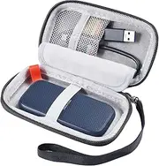 AONKE Hard Carrying Case for SanDisk Portable SSD 1TB 2TB USB-C Solid State Drive -SDSSDE30SSD (E30-Black)