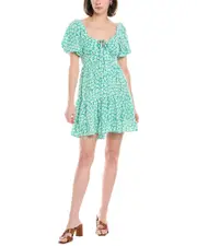 Harper Puff Sleeve Mini Dress