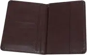 [LALADEFIEE] Pu Leather Holder Air Ticket Pouch Multi-Function Travel Organizer Wallet Credit Cards Cash Coffee