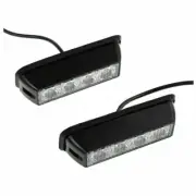 4x Car Vehicle LED Strobe Light Emergency Warning Flashing Lamp Amber Fast