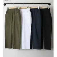 在飛比找蝦皮購物優惠-正韓korea韓國製ELTOO綠色4口袋彈性7分褲 現貨 小