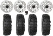 System 3 SB-7 15" Wheels Machined (6+1) 35" RC500 Tires Can-Am Defender
