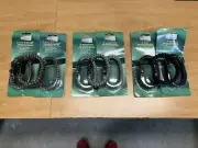 9 Maxam 9" Paraccord Bracelets with Whistle and 12.5' emergency Parachute Cord
