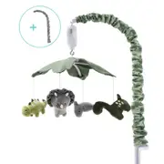 The Peanutshell Baby/Infant Hanging Musical Mobile Crib/Cot Dinosaur 0y+