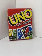 Mattel UNO Card Game with Customizable Wild Cards