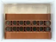 LEGO Parts - Reddish Brown Technic, Liftarm Thick 1 x 7 - No 32524 - QTY 5