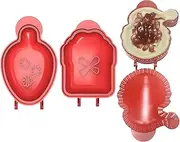 Hand Pie Mold - Pie Mold | Dough Presser | Hand Pie Molds for Kids Set of 3 Christmas Hand Pie Press Mold Makers Pocket Pie Mold Maker for Baking Holiday Treats Dough Presser for Hand Pies