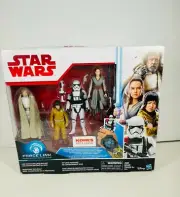 Star Wars Action Figures Set of 4 Luke Stormtrooper Force Link Kohl's Exclusive
