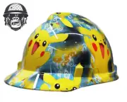 Custom Hydrographic Safety Hard Hat Mining Industrial PIKACHU CAP