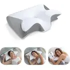 Memory Foam Cervical Pillow 2 in 1 Ergonomic Contour Orthopedic Pillow for Neck
