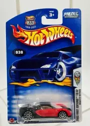 Hot Wheels BUGATTI VEYRON 2003 First Editions 18/42 MOC with protector red black