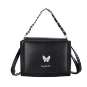 Pu Leather Handbag Ladies Butterfly Printing Shoulder Bag Female Retro Cross Body Bag Woman Outdoor