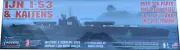 Plastic Model Kit Lindberg IJN I-53 Submarine with Kaiten Torpedoes 1:72 Scale