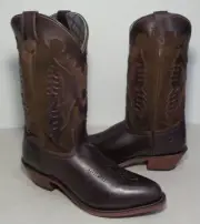 Dingo Size 9.5 M SILVERLAKE Brown Leather Cowboy Western Boots New Men's Shoes