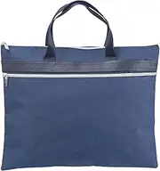 BEKAclub Document Bag A4 Zipper File Bag with Handle, Oxford Fabric Document Bag, Portable Document Storage Handbag for Business, Files, Laptop, Handle Meeting Office Organizer Briefcase