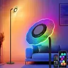 Smart RGB Floor Lamps for Living Room - Modern LED Floor Lamp with Remote and...