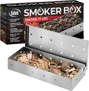 Kaluns Smoker Box for Gas Grill or Charcoal Grill, Stainless Steel Smoke Box, Wo
