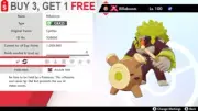 Gmax ✨ Shiny Rillaboom (HA) ✨Pokemon Sword and Shield Fast Delivery