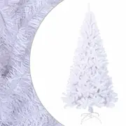 Artificial Christmas Tree with Thick Branches White 210 cm PVC vidaXL