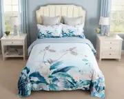 Tropical Quilt/Doona/Duvet Cover Set - Queen Size