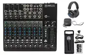 Mackie 1202VLZ4 12-channel Compact Analog Mixer w/4 ONYX Preamps+Headphones+Mic