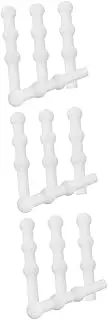 MUCKLILY 3sets 4 Pcs Diatomite Drying Sticks Moisture Absorbing Rods for Laundry and Home Use Reusable Water Absorption for Closets and Versatile Design 4pcs*3